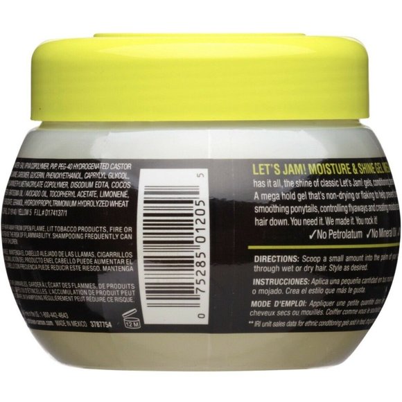 Let's Jam Mega Hold Moisture and Shine Gel, 9 oz - Picture 3 of 6